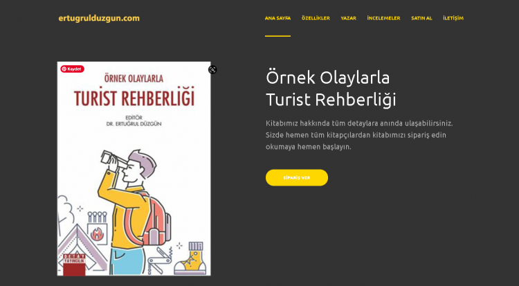 ertugrulduzgun.com - Tek Sayfa Site