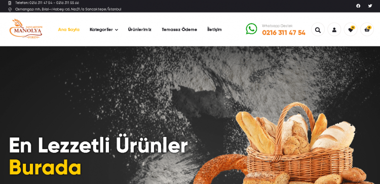 manolyafirin.com - E-ticaret Sitesi (E-Cüzdan)
